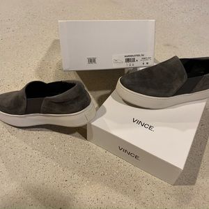Vince Platform Slip on Sneakers Womens 9
